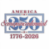 アメリカ建国250周年記念グラフィック – 1776-2026 シール (正面)