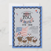アメリカ建国250周年記念グレートイーグルファミリー招待状 招待状 (正面)