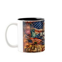 アメリカ建国250周年記念コーヒーマグ