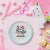 アメリカ建国250周年記念スカイ ペーパープレート (パーティー)