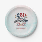 アメリカ建国250周年記念スカイ ペーパープレート (正面)