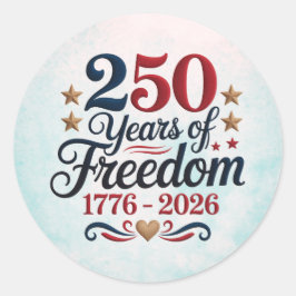 アメリカ建国250周年記念スカイ ラウンドシール