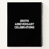アメリカ建国250周年記念セミクワインセンテニアル7月4日 ノートブック (裏面)