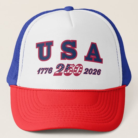 アメリカ建国250周年記念ハット キャップ (正面)