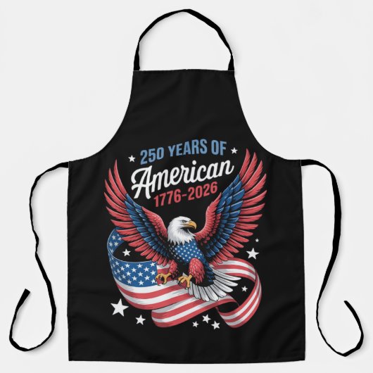 アメリカ建国250周年記念パトリオティックイーグル エプロン (正面)