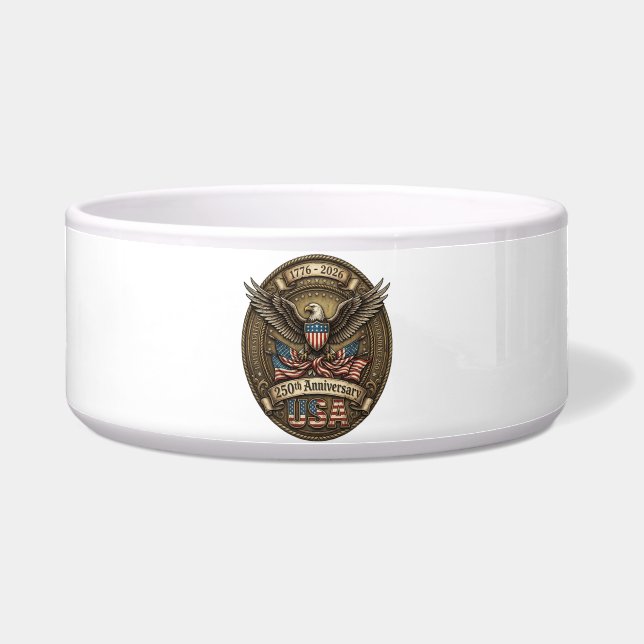 アメリカ建国250周年記念パトリックイーグル ボウル (正面)