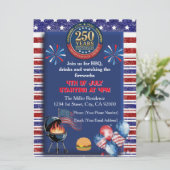アメリカ建国250周年記念パーティー招待状 招待状 (スタンド正面)