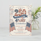 アメリカ建国250周年記念パーティー招待状 招待状 (スタンド正面)