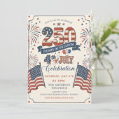 アメリカ建国250周年記念パーティー招待状 招待状 (スタンド正面)