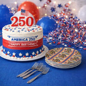 アメリカ建国250周年記念パーティー  ペーパープレート