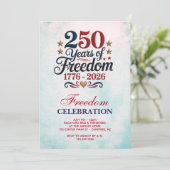 アメリカ建国250周年記念パーティー 招待状 (スタンド正面)