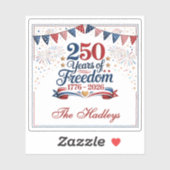 アメリカ建国250周年記念ビニール シール (シート)