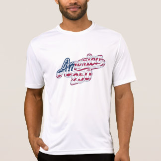 アメリカ建国250周年記念フラグスクリプトデザイン Tシャツ