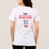 アメリカ建国250周年記念ホワイトTシャツ トライブレンドＴシャツ (裏面)