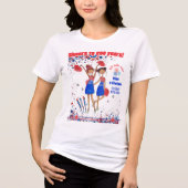 アメリカ建国250周年記念ホワイトTシャツ トライブレンドＴシャツ (正面)
