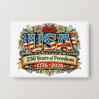 アメリカ建国250周年記念ボタン 缶バッジ