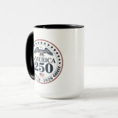 アメリカ建国250周年記念公式シール マグカップ (正面左)