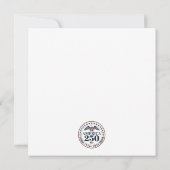 アメリカ建国250周年記念公式シール 招待状 (裏面)