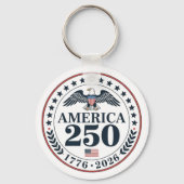 アメリカ建国250周年記念公式記念品 キーホルダー (正面)