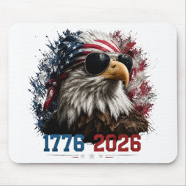 アメリカ建国250周年記念国旗 1776–2026 マウスパッド