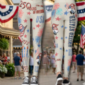 アメリカ建国250周年記念愛国グノーム レギンス