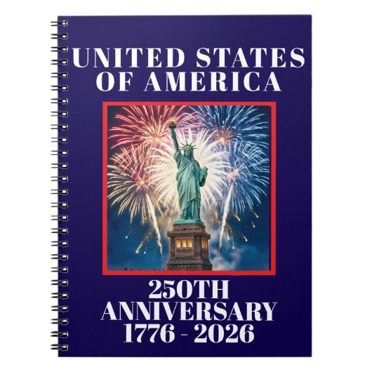 アメリカ建国250周年記念愛国プランナー ノートブック (正面)