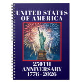 アメリカ建国250周年記念愛国プランナー ノートブック (正面)