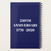 アメリカ建国250周年記念愛国プランナー プランナー手帳 (裏面)