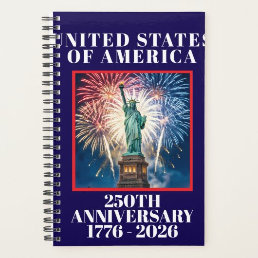 アメリカ建国250周年記念愛国プランナー プランナー手帳 (正面)