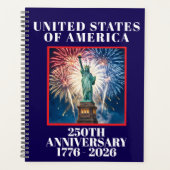 アメリカ建国250周年記念愛国プランナー プランナー手帳 (正面)