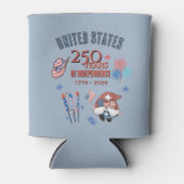 アメリカ建国250周年記念愛国的なノーム缶クーラー 缶クーラー (正面)