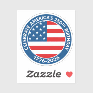 アメリカ建国250周年記念旗 1776-2026 アメリカ 250 シール