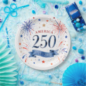 アメリカ建国250周年記念紙皿 ペーパープレート (パーティー)