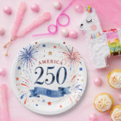 アメリカ建国250周年記念紙皿 ペーパープレート (パーティー)