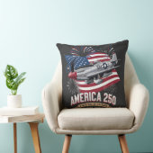 アメリカ建国250周年記念飛行機 クッション (椅子)