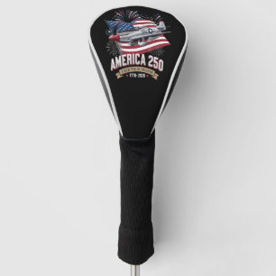 アメリカ建国250周年記念飛行機 ゴルフヘッドカバー