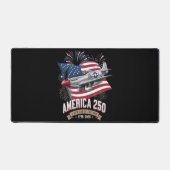 アメリカ建国250周年記念飛行機 デスクマット (正面)