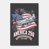 アメリカ建国250周年記念飛行機 ポストイット (正面)