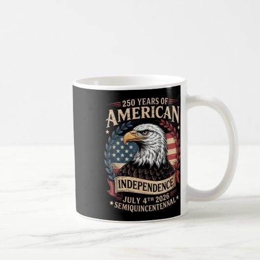 アメリカ建国250周年記念 アメリカ250年  コーヒーマグカップ (右)