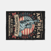 アメリカ建国250周年記念 アメリカ250年  フリースブランケット (正面(横))