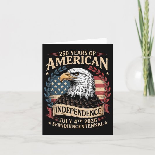 アメリカ建国250周年記念 アメリカ 250年 カード (正面)