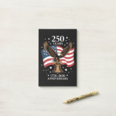 アメリカ建国250周年記念 イーグル&フラッグ 1776-2026 ポストイット (デスク上)