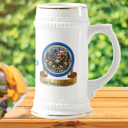 アメリカ建国250周年記念 オーダーメイド コレクション ビールジョッキ