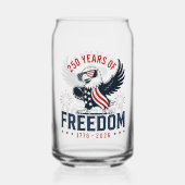 アメリカ建国250周年記念 ガラス缶 (裏面)
