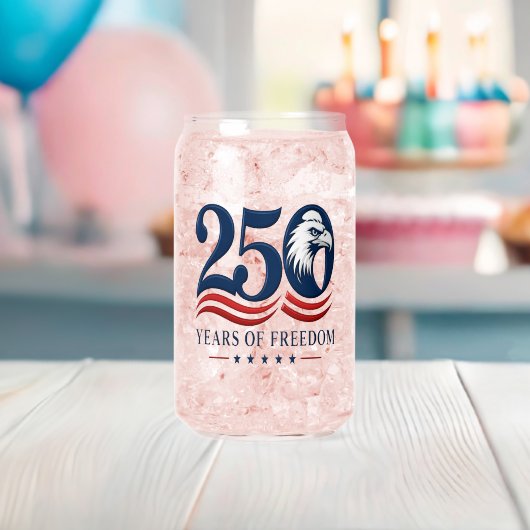 アメリカ建国250周年記念 ガラス缶 (インサイチュ (ベビーシャワー))