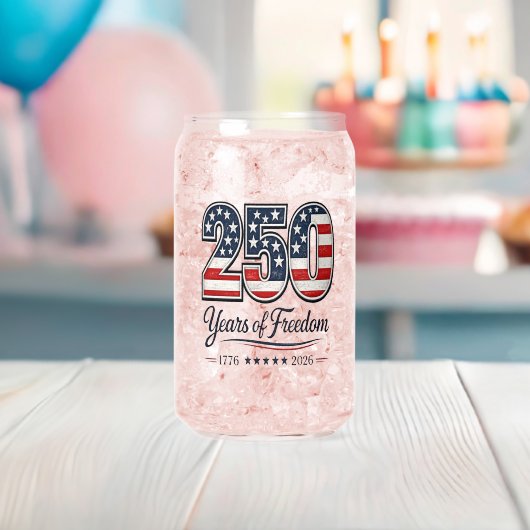 アメリカ建国250周年記念 ガラス缶 (インサイチュ (ベビーシャワー))