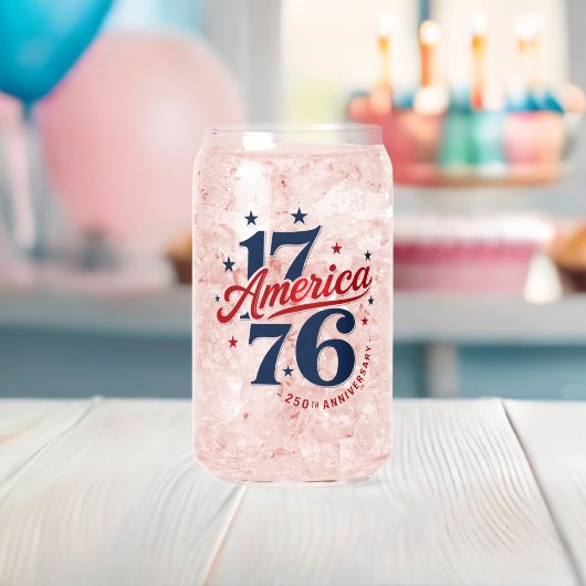 アメリカ建国250周年記念 ガラス缶 (インサイチュ (ベビーシャワー))