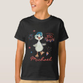 アメリカ建国250周年記念 キッズ パトリオティック シリーガイズ ボーイ用  Tシャツ (正面)