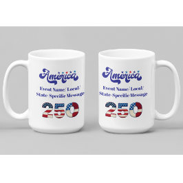 アメリカ建国250周年記念 コーヒーマグカップ