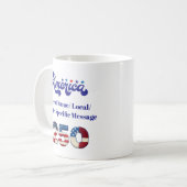 アメリカ建国250周年記念 コーヒーマグカップ (正面左)